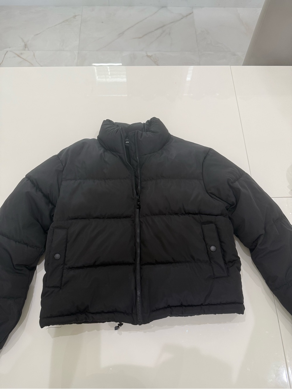 Women Black Puffer Jacket - Lightweight Warmth